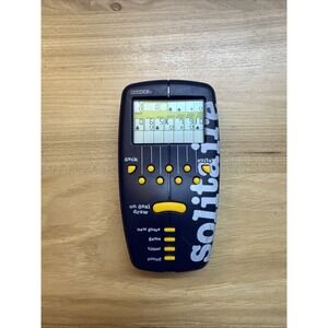 Vintage Radica Solitaire Handheld Electronic Game 90s LCD Display Tested Working